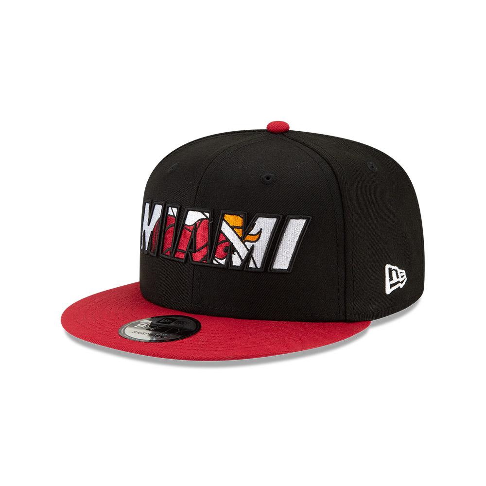New Era Miami Heat 9FIFTY 2021 Draft Edition NBA Snapback Hat 1