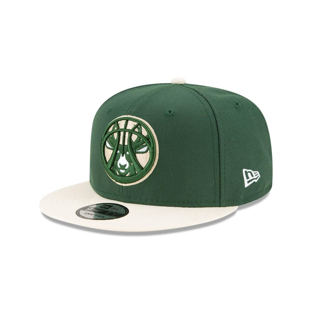 New Era Milwaukee Bucks 9FIFTY 2021 Draft Edition NBA Snapback Hat 1