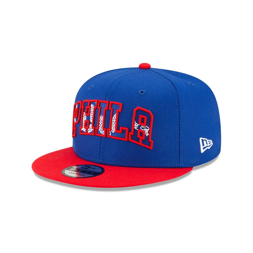 New Era Philadelphia 76ers 9FIFTY 2021 Draft Edition NBA Snapback Hat 1