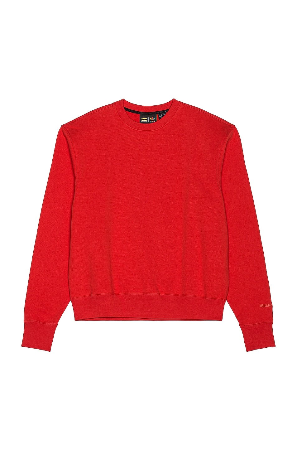 adidas Pharrell Williams Basics Crewneck Sweatshirt Active Red