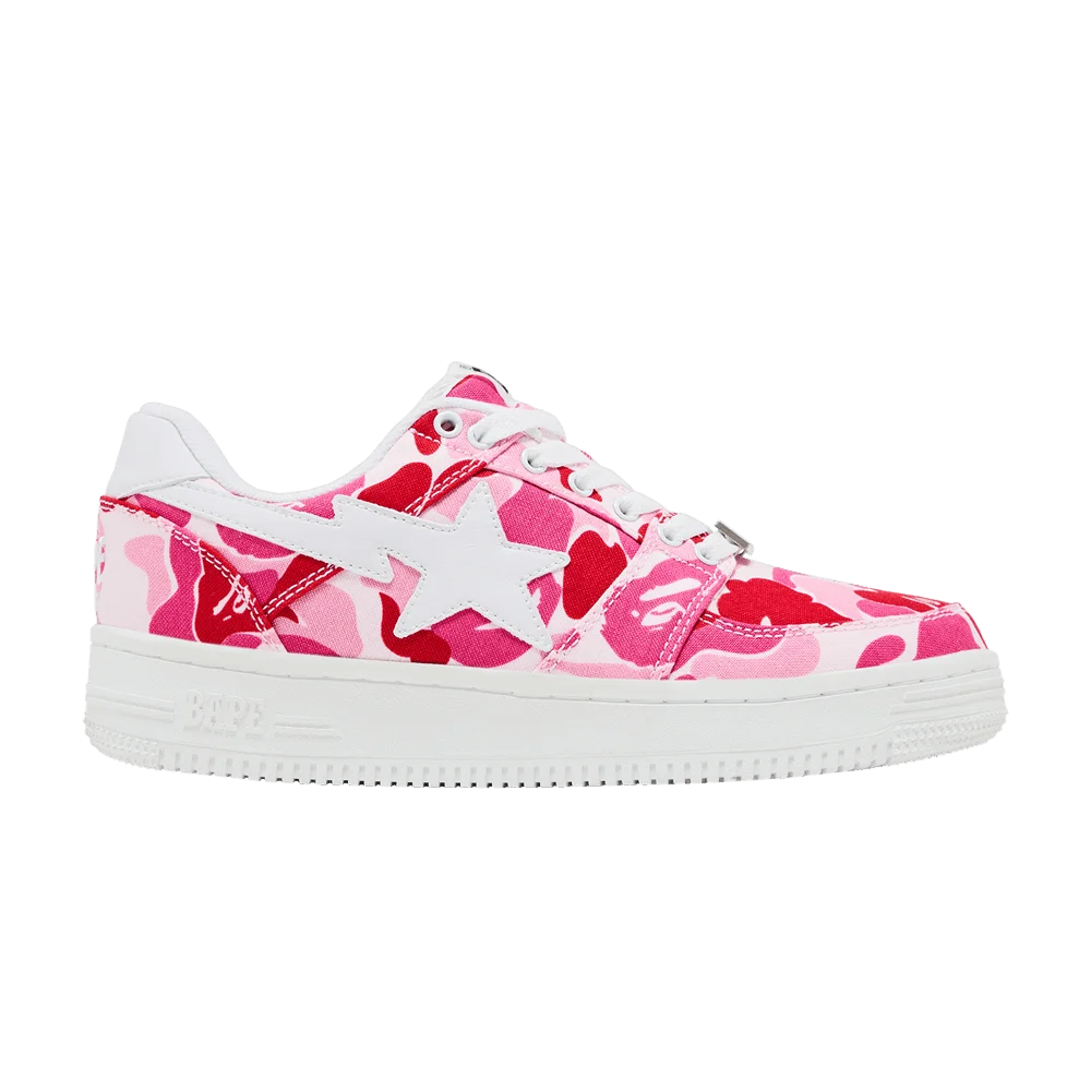 Кроссовки Bapesta Low 'Pink ABC Camo'