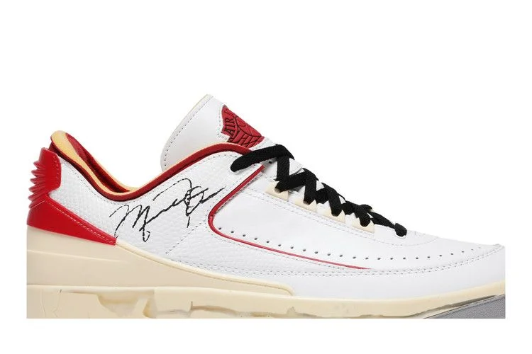Кроссовки Off-White x Air Jordan 2 Retro Low SP 'White Varsity Red'