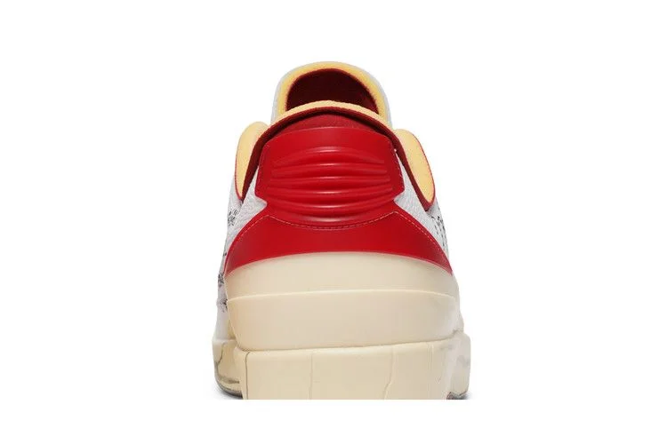 Кроссовки Off-White x Air Jordan 2 Retro Low SP 'White Varsity Red'