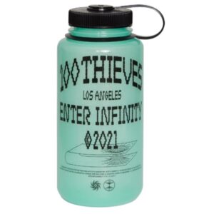 100 Thieves Enter Infinity Nalgene Bottle Glow Green