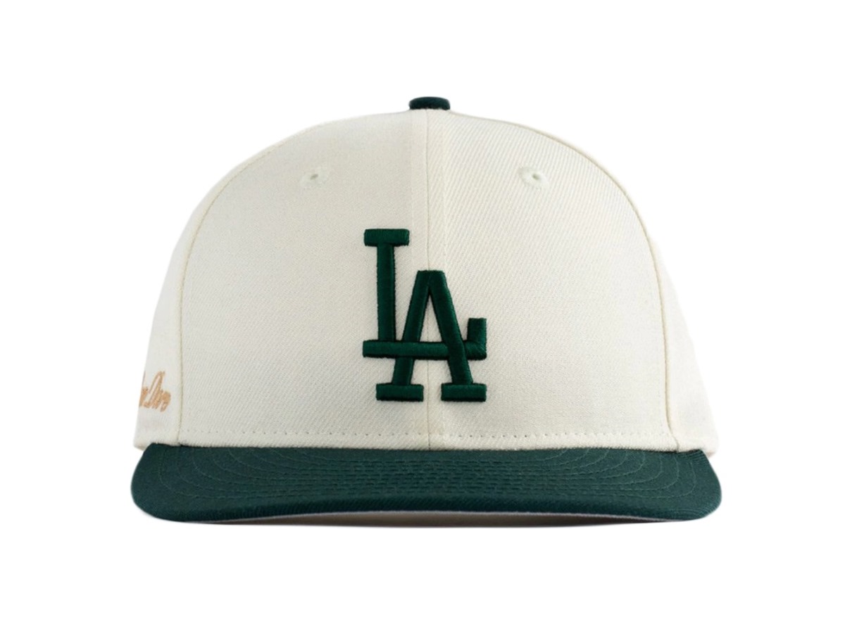 Aime Leon Dore x New Era Dodgers Hat IvoryDark Green