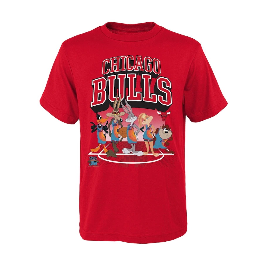 Chicago Bulls Tunes On Court T Shirt Youth