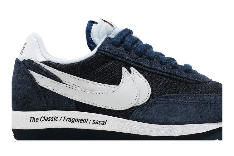 Кроссовки Fragment Design x sacai x Nike LDV Waffle 'Blackened Blue'