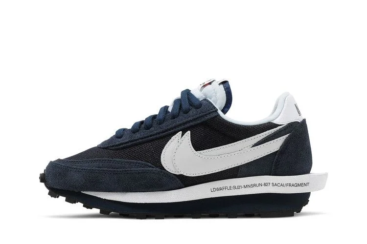 Кроссовки Fragment Design x sacai x Nike LDV Waffle 'Blackened Blue'