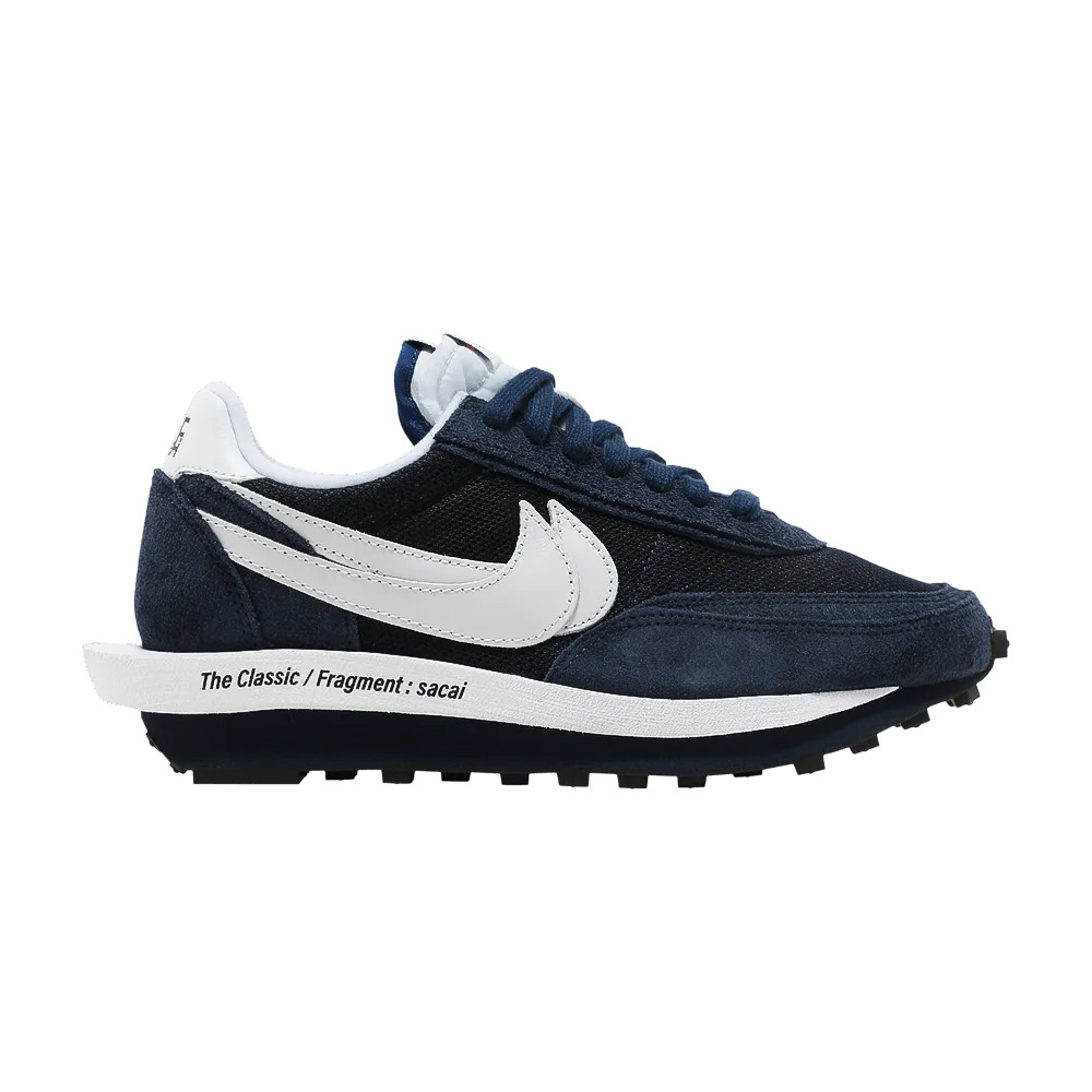 Кроссовки Fragment Design x sacai x Nike LDV Waffle 'Blackened Blue'