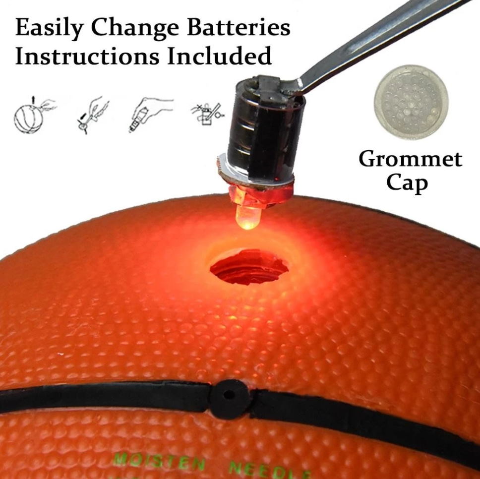Баскетбольный светящийся мяч Light Up LED Basketball-Glow In The Dark ...