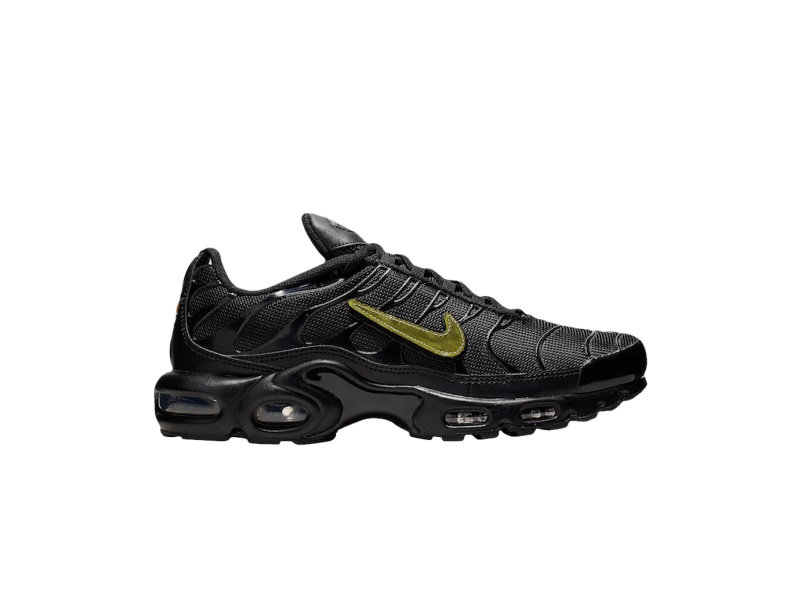 Nike Air Max Plus Removable Swoosh Black Gold