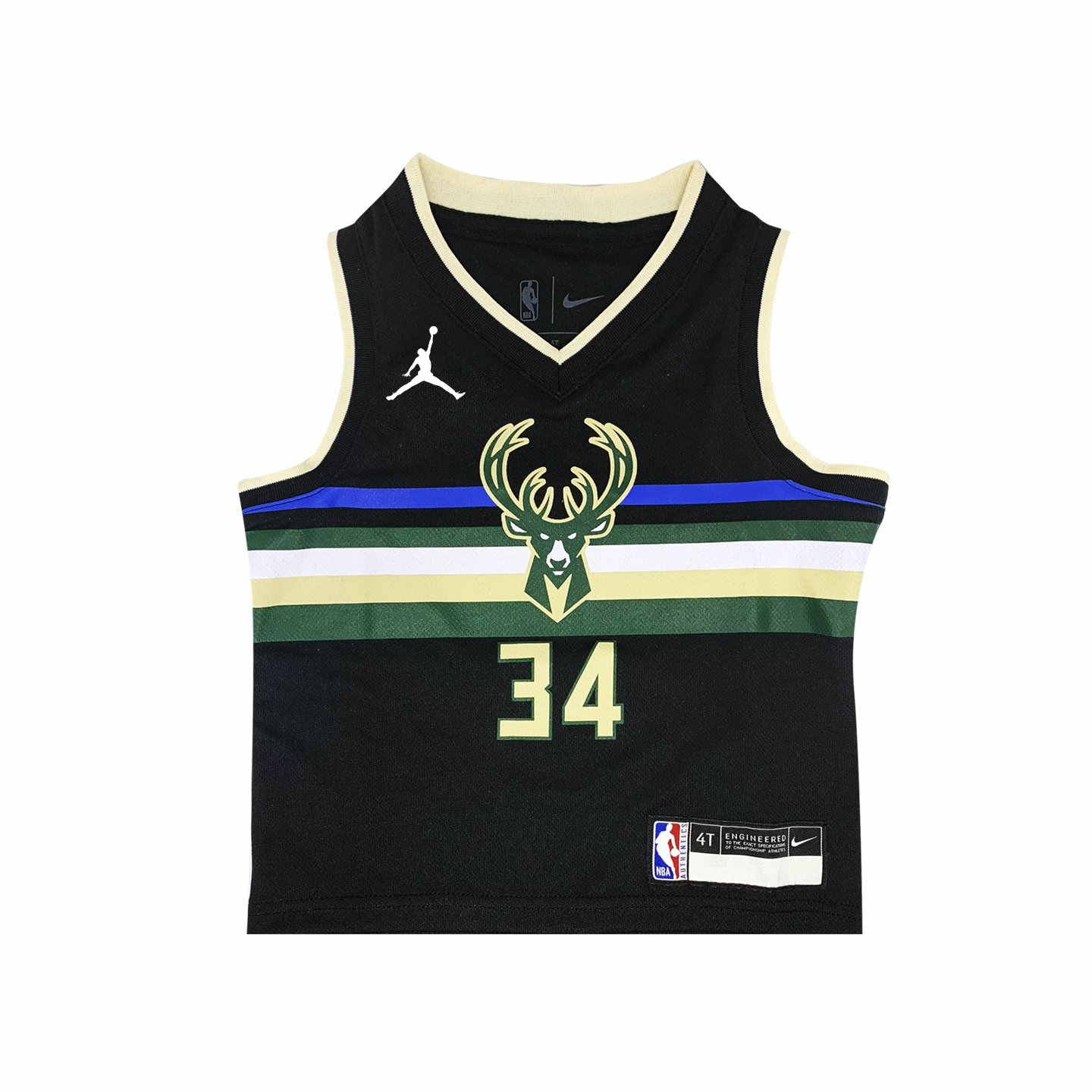 Nike Giannis Antetokounmpo Milwaukee Bucks 2021 Statement Edition Toddler NBA Jersey