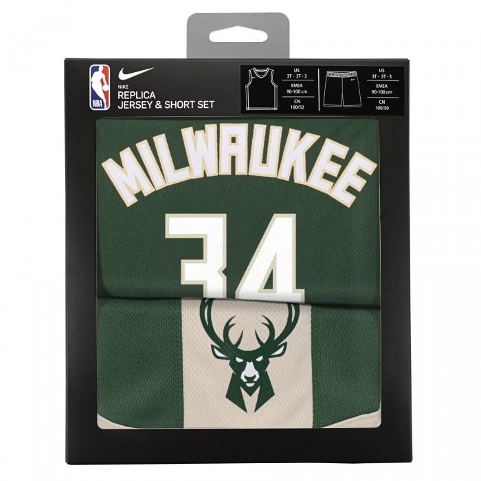 Nike Giannis Antetokounmpo Milwaukee Bucks Icon Edition Toddler NBA Box Set