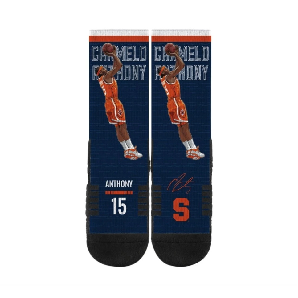 Strideline Carmelo Anthony Syracuse Orange NCAA Premium Full Sub Socks