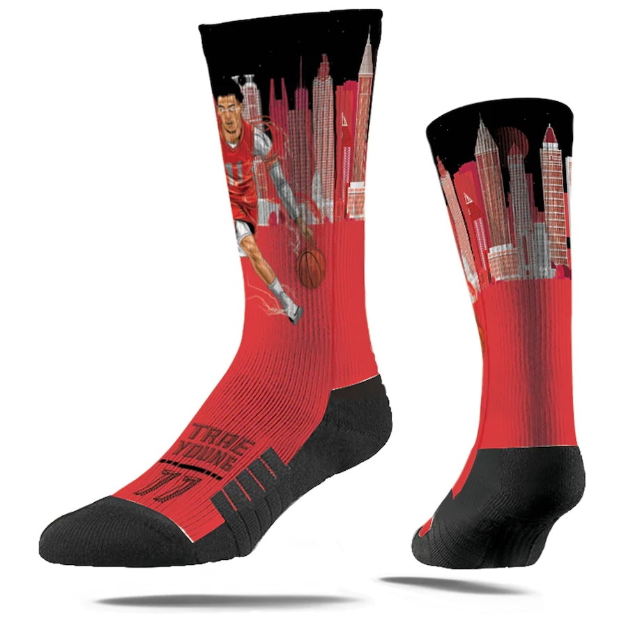 Strideline Trae Young Atlanta Hawks Super Hero Premium Full Sub Socks