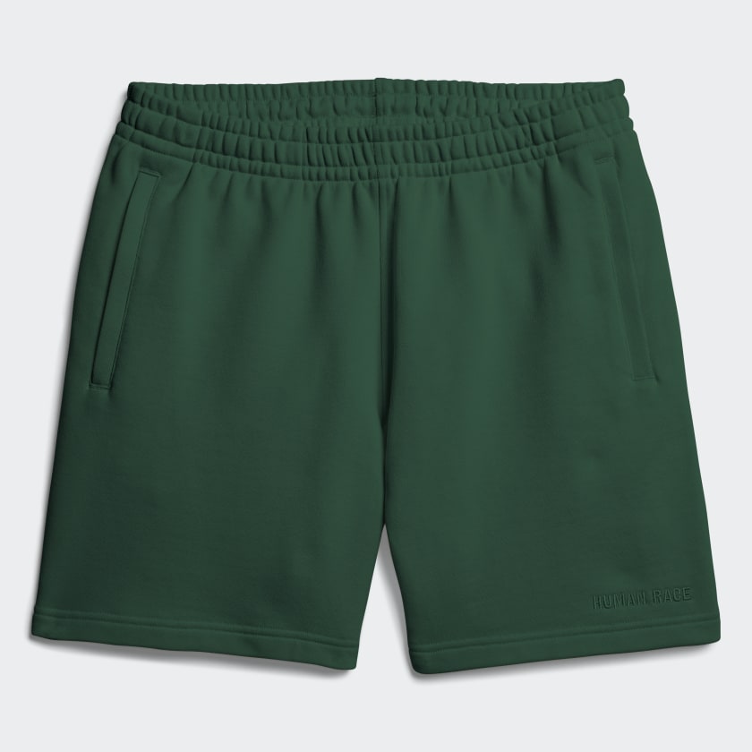 adidas Pharrell Williams Basics Sweat Shorts Dark Green
