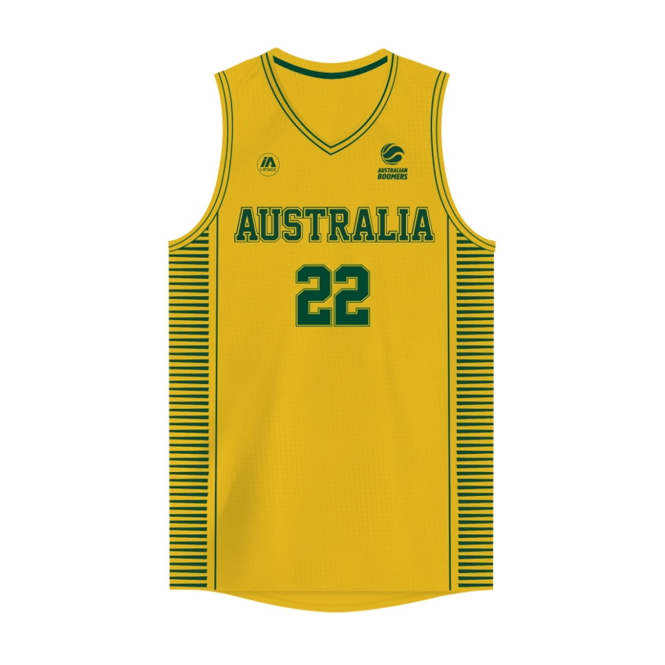 iAthletic Matisse Thybulle Australian Boomers National Home Gold Jersey