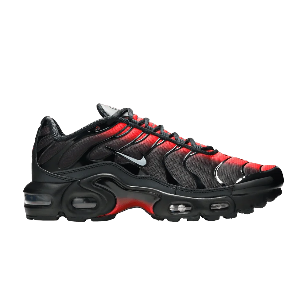 Кроссовки Nike Air Max Plus GS 'Black Crimson'