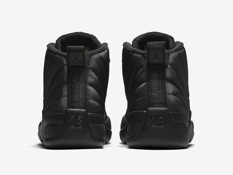 Air Jordan 12 Retro Winterized Triple Black BQ6851 001