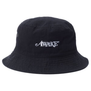 Awake Classic Logo Bucket Hat Black