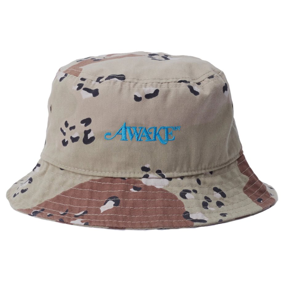 Awake Classic Logo Bucket Hat Camo