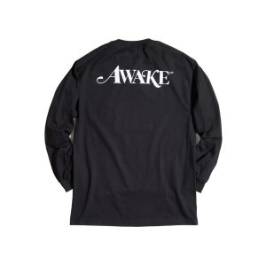 Awake Classic Logo LS Tee Black 1