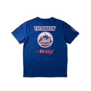 Awake Subway Series Mets T shirt Royal 1