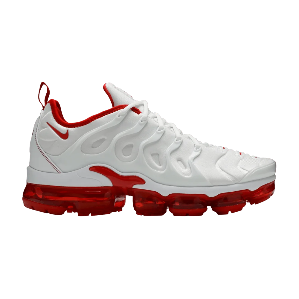 Кроссовки Nike Air VaporMax Plus 'White University Red'