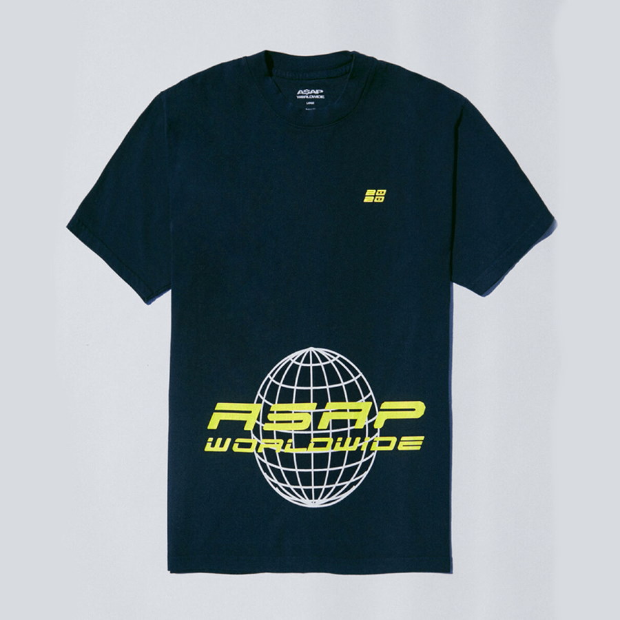AAP Worldwide Globe 2 T shirt Black