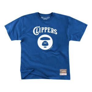 Aape x Mitchell Ness San Diego Clippers Tee Navy