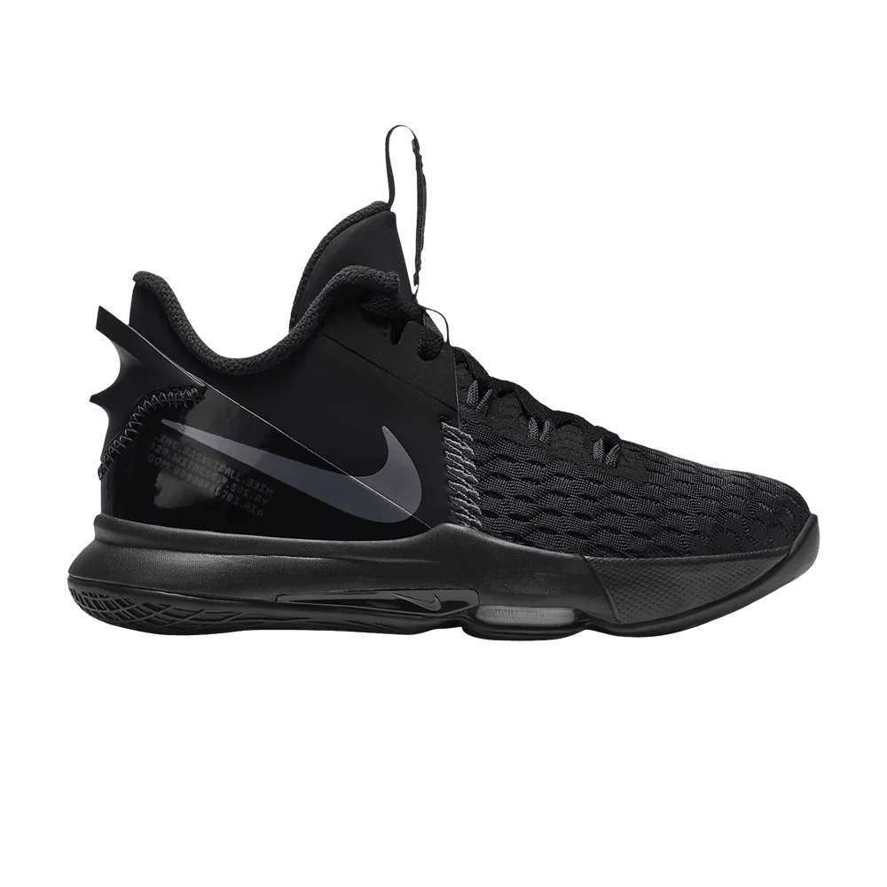 Кроссовки Nike LeBron Witness 5 GS 'Black Dark Grey'