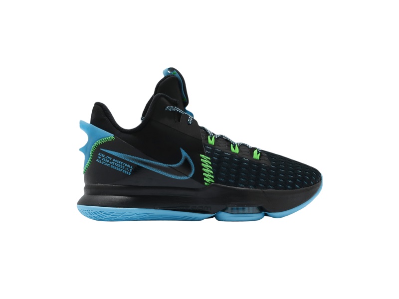 Nike LeBron Witness 5 EP Black Light Blue Fury