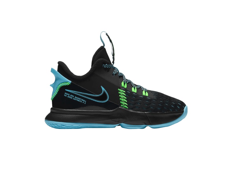 Nike LeBron Witness 5 PS Black Light Blue Fury