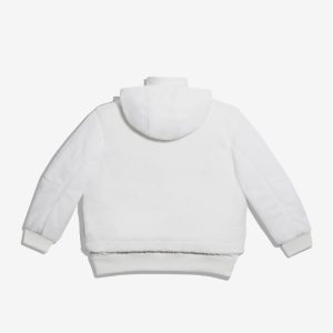adidas Ivy Park 12 Zip Sherpa Layered Jacket All Gender Core White 1