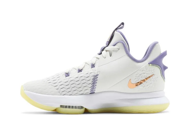 Кроссовки Nike LeBron Witness 5 'Summit White Metallic Bronze'