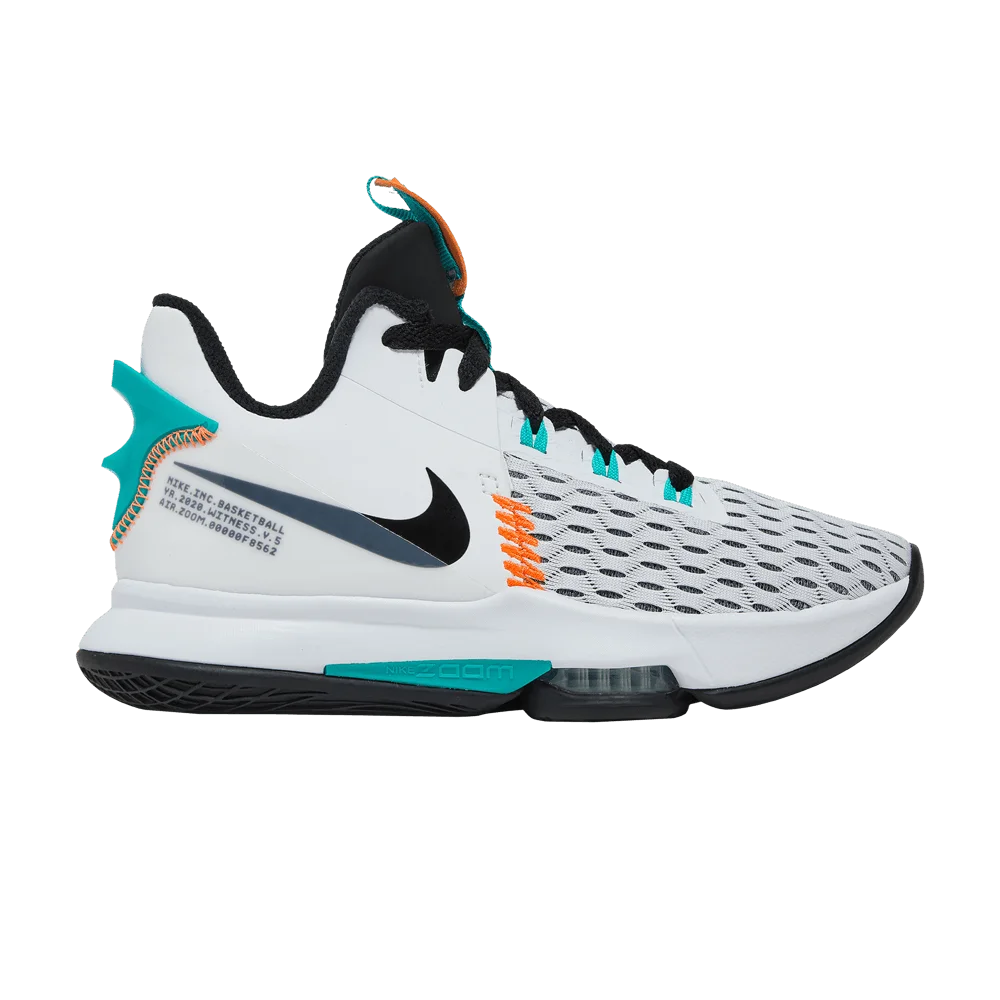 Кроссовки Nike LeBron Witness 5 'White Clear Jade'