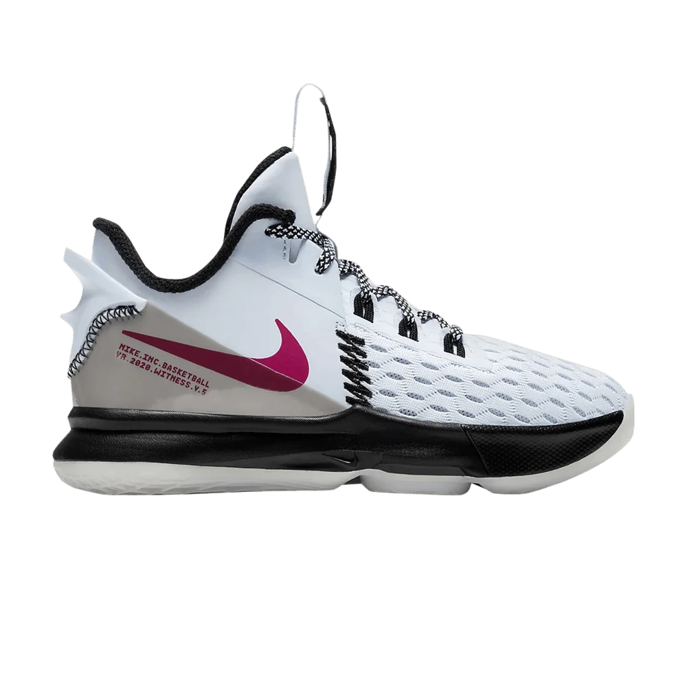Кроссовки Nike LeBron Witness 5 PS 'Football Grey Fireberry'