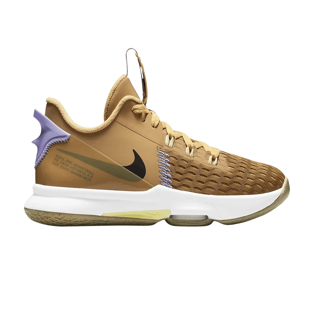 Кроссовки Nike LeBron Witness 5 GS 'Wheat'