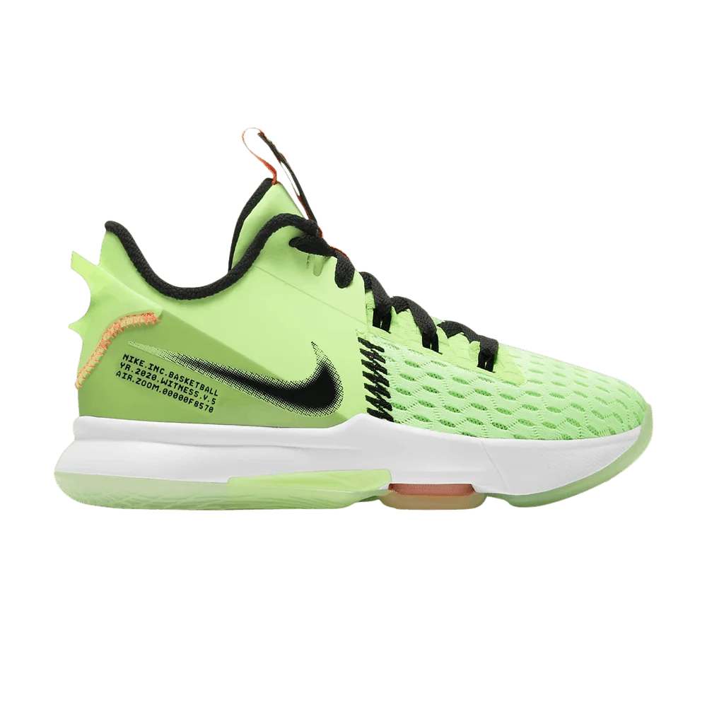 Кроссовки Nike LeBron Witness 5 GS 'Grinch'