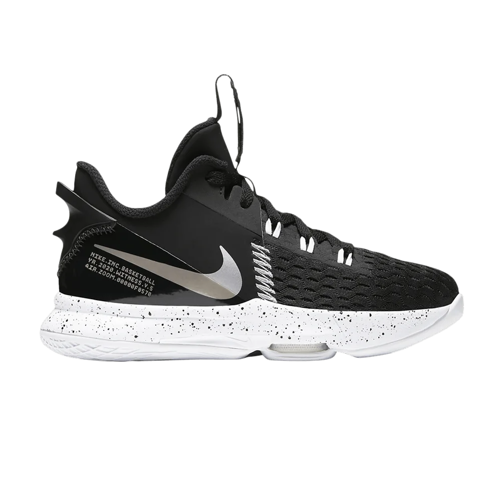 Кроссовки Nike LeBron Witness 5 GS 'Black Metallic Silver'