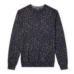 Blue Leopard Print