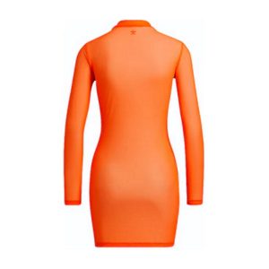 adidas Ivy Park Swim Cover Up Dress Solar Orange 1