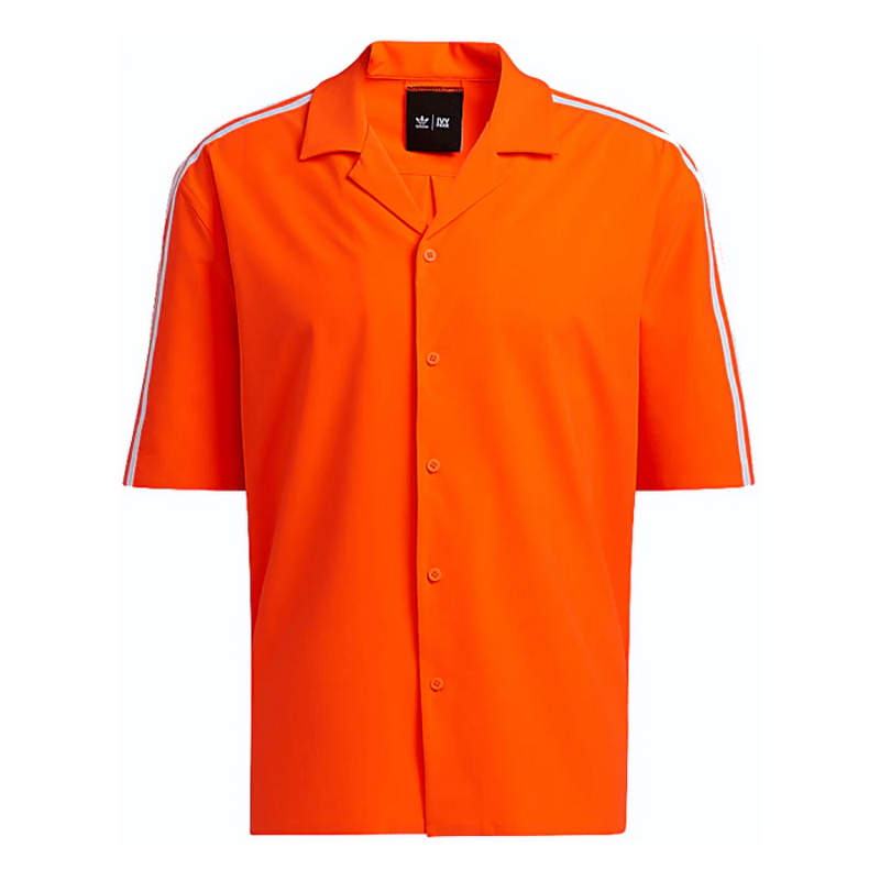 adidas Ivy Park Swim Cover Up Shirt Mens Solar Orange