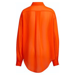 adidas Ivy Park Swim Cover Up Shirt Plus Size Solar Orange 1