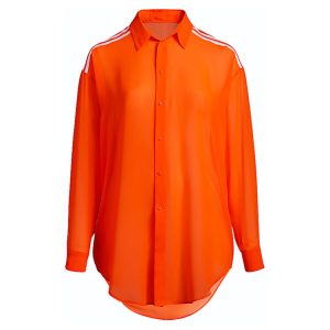 adidas Ivy Park Swim Cover Up Shirt Plus Size Solar Orange