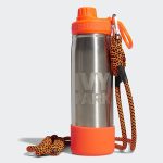 Metallic Silver/Solar Orange