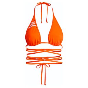 adidas Ivy Park Wrap Bikini Top Plus Size Solar Orange