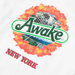 Awake Strawberry Kiwi T shirt White 1