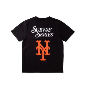 Awake Subway Series Yankees Vs. Mets T shirt Black 1