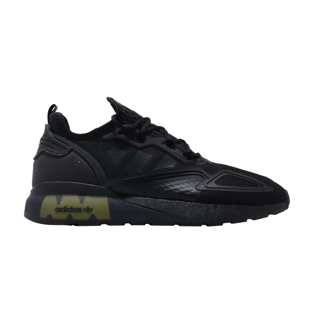 Кроссовки Adidas ZX 2K Boost 'Black Solar Yellow'